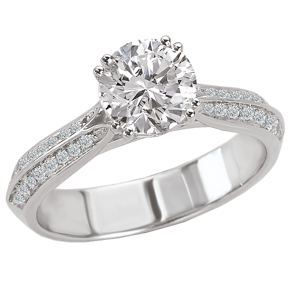 Classic Semi-Mount Diamond Ring