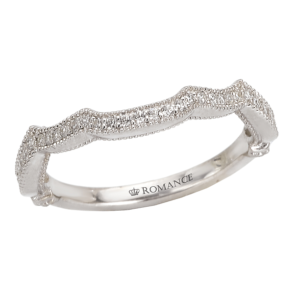 Scalloped Wedding Band