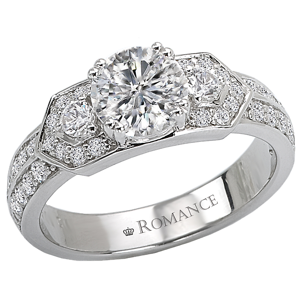 Classic Semi-Mount Diamond Ring