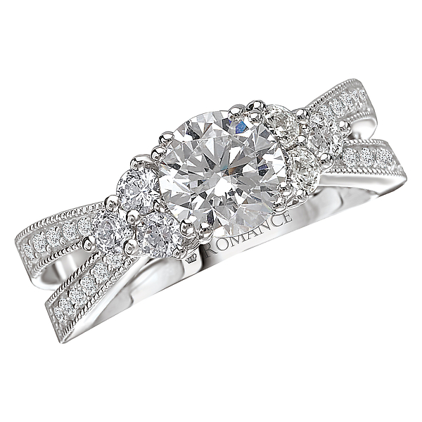 Split Shank Diamond Ring