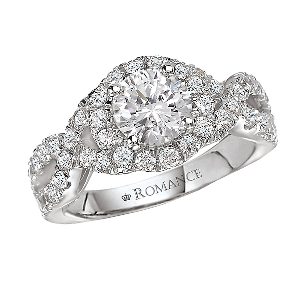 Round Halo Diamond Ring