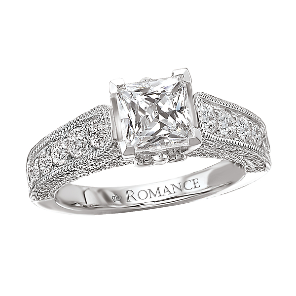 Chevron Semi-Mount Ring