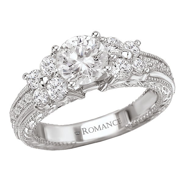 Vintage Semi-Mount Diamond Ring