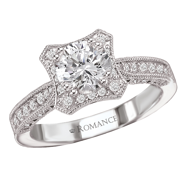 Vintage Semi-Mount Diamond Ring