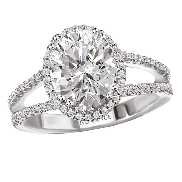 Split Shank Semi-Mount Diamond Ring