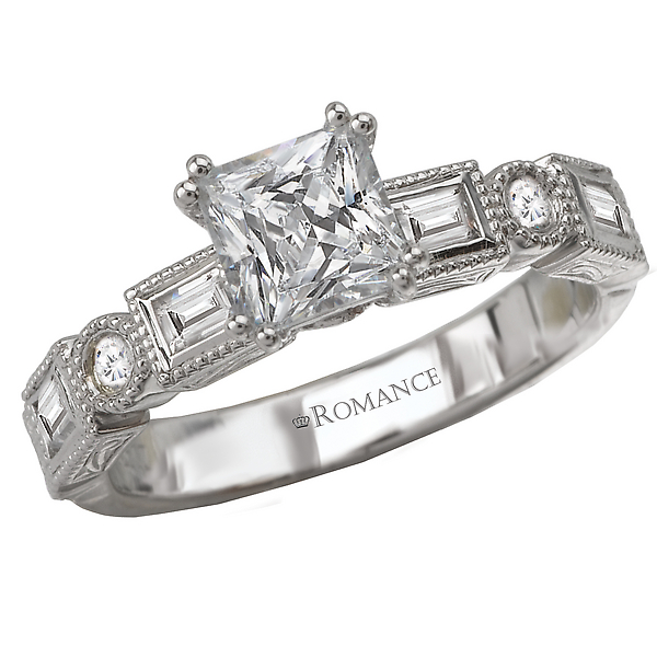 Vintage Semi-Mount Diamond Ring
