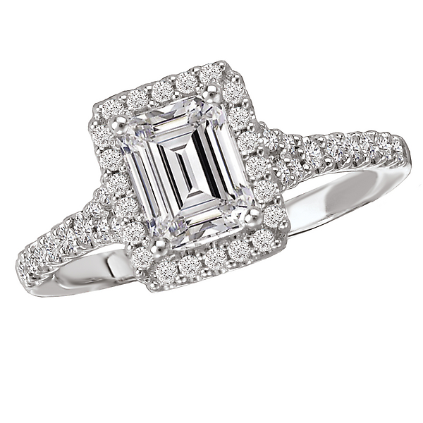 Two-Tone Halo Semi-Mount Ring