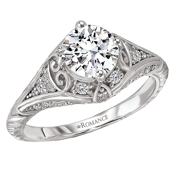 Vintage Semi-Mount Diamond Ring