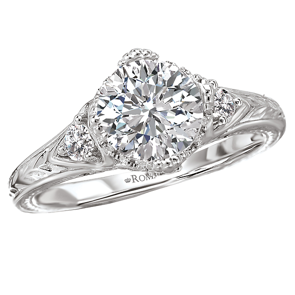 Vintage Semi-Mount Diamond Ring
