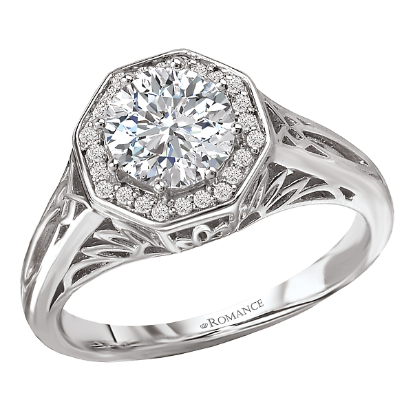 Vintage Semi-Mount Diamond Ring