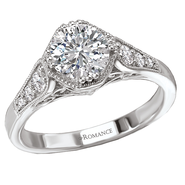 Vintage Semi-Mount Diamond Ring