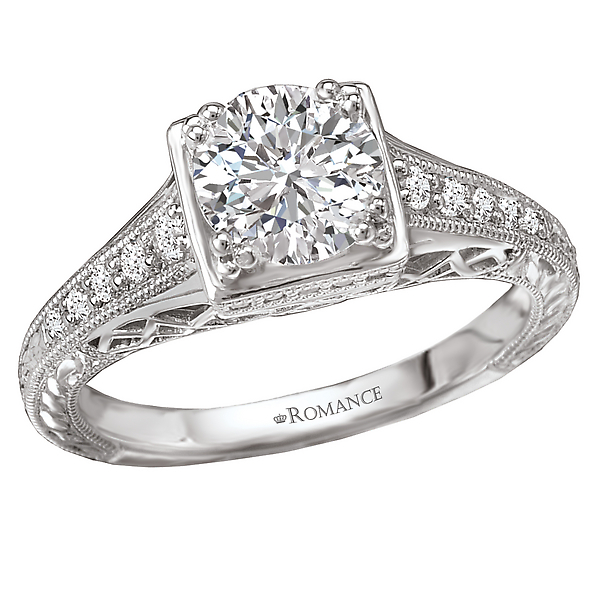 Vintage Semi-Mount Diamond Ring