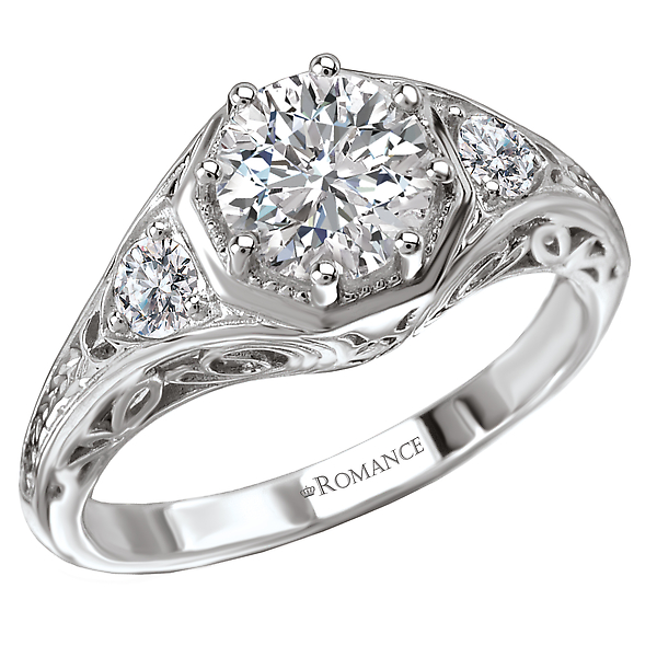Vintage Semi-Mount Diamond Ring