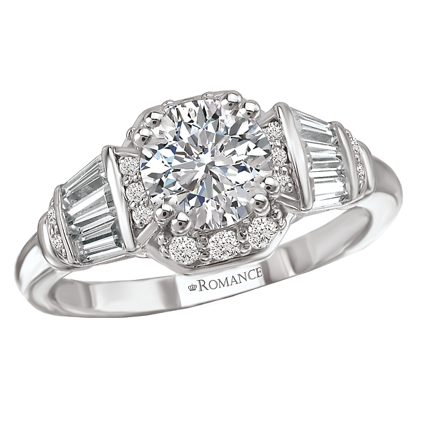Vintage Semi-Mount Diamond Ring