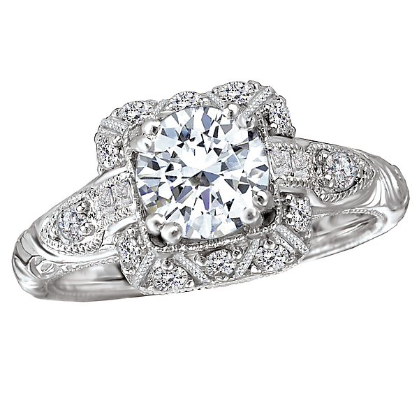 Vintage Semi-Mount Diamond Ring