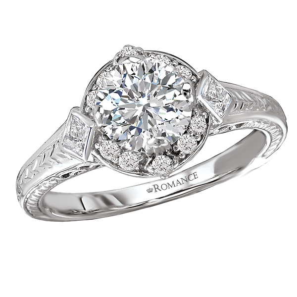 Vintage Semi-Mount Diamond Ring