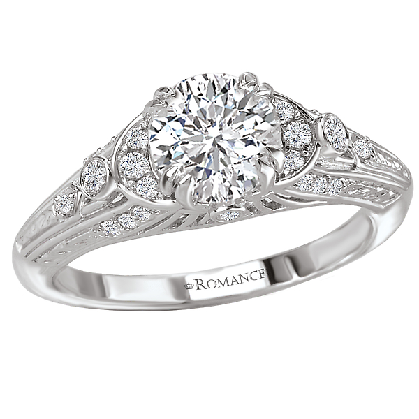 Vintage Semi-Mount Diamond Ring
