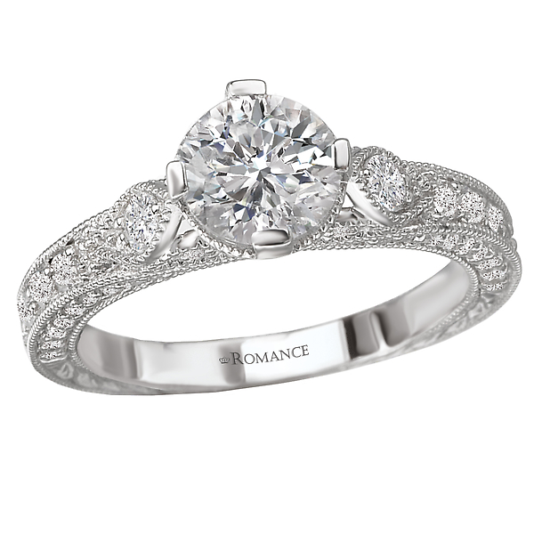 Vintage Semi-Mount Diamond Ring