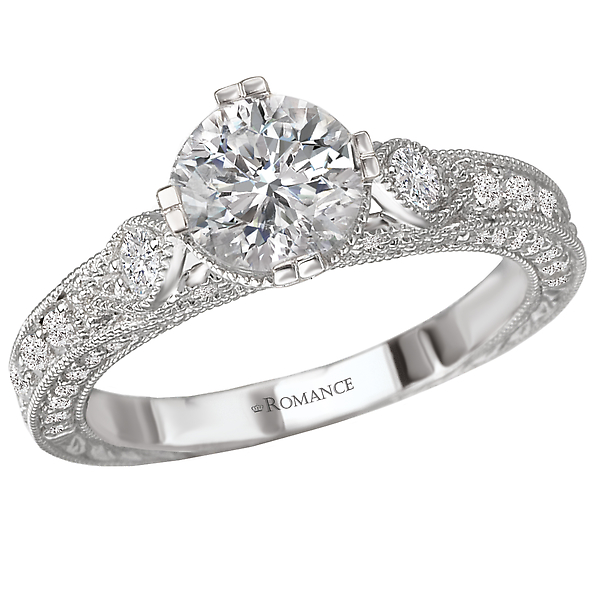 Vintage Semi-Mount Diamond Ring