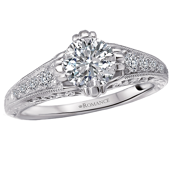 Vintage Semi-Mount Diamond Ring