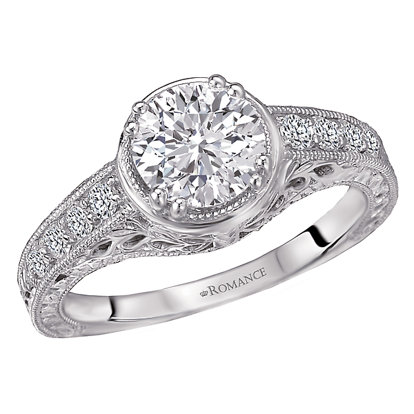 Vintage Semi-Mount Diamond Ring