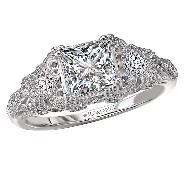 Vintage Semi-Mount Diamond Ring