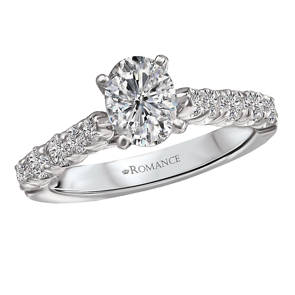 Peg Head Semi-Mount Diamond Ring