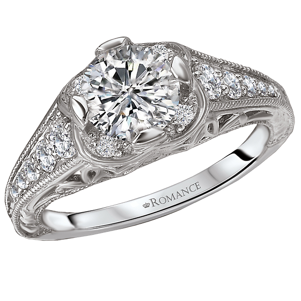 Vintage Semi-Mount Diamond Ring
