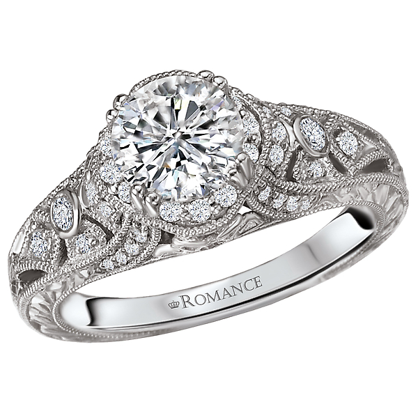 Vintage Semi-Mount Diamond Ring