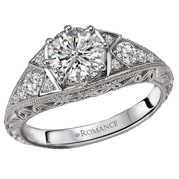 Vintage Semi-Mount Diamond Ring