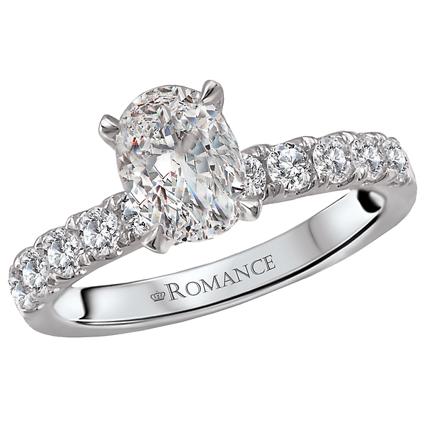 Peg Head Semi-Mount Diamond Ring