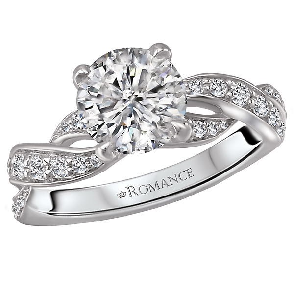 Peg Head Semi-Mount Diamond Ring