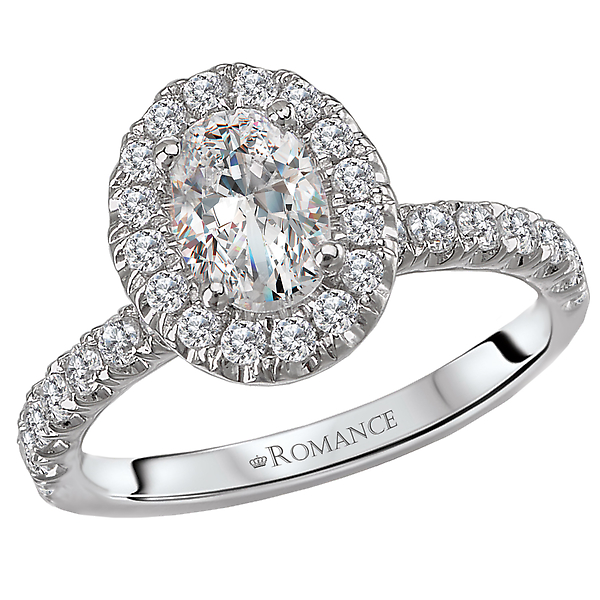 Peg Head Semi-Mount Diamond Ring