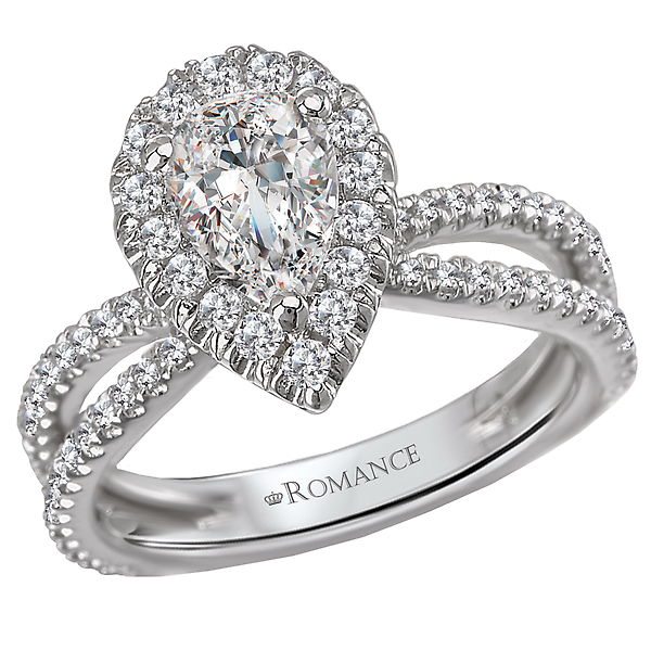 Split Shank Semi-Mount Diamond Ring