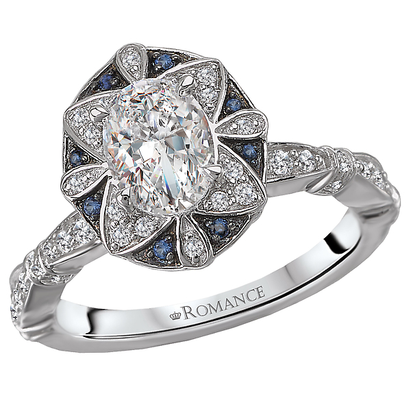 Vintage Semi-Mount Diamond Ring