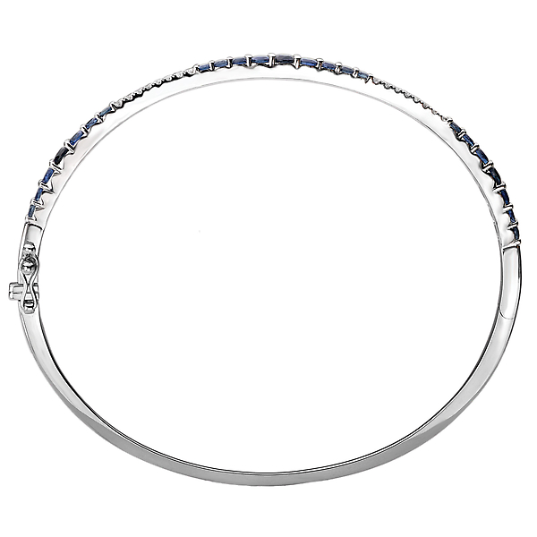 Ladies Fashion Diamond and Sapphire Bracelet