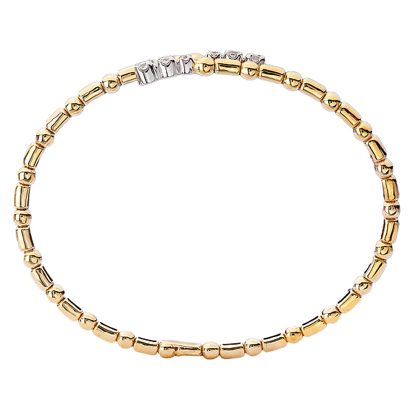 Diamond Flex Cuff Fashion Bracelet