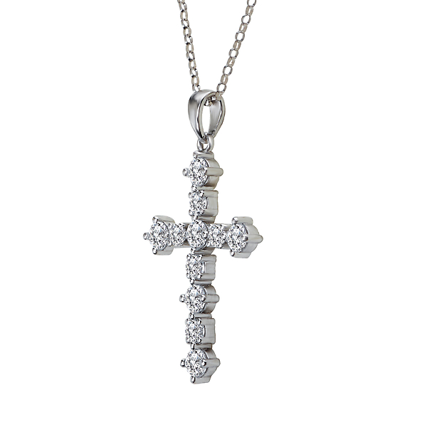 Diamond Cross Pendant