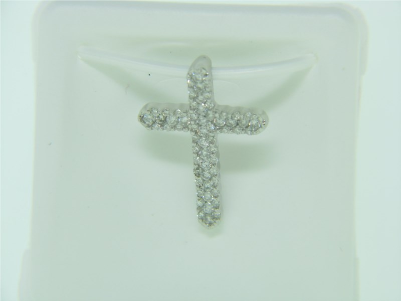 14K WHITE GOLD CABLE CHAIN WITH MULTI DROPS SET WITH .22CTTW ROUND I1 CLARITY & HI COLOR DIAMONDS