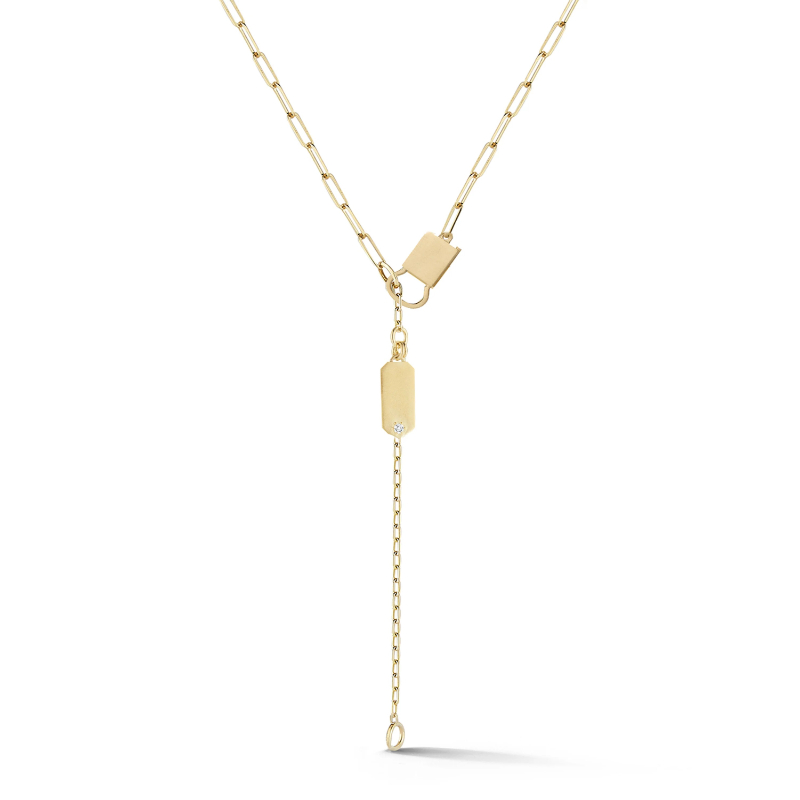 14K WHITE GOLD HORSESHOE PENDANT WITH .10CTTW ROUND I1 CLARITY & HI COLOR DIAMONDS ON AN PENDANT CHAIN