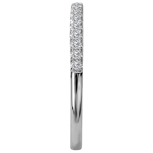Straight Diamond Wedding Band