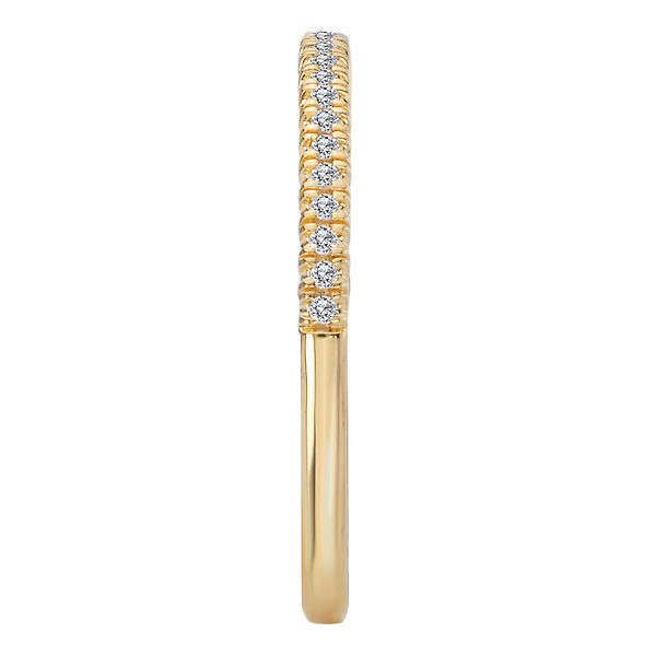 Straight Diamond Wedding Band