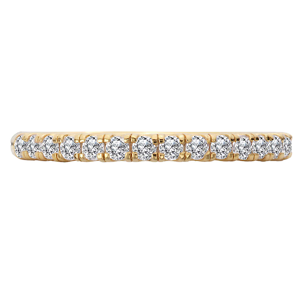 Straight Diamond Wedding Band
