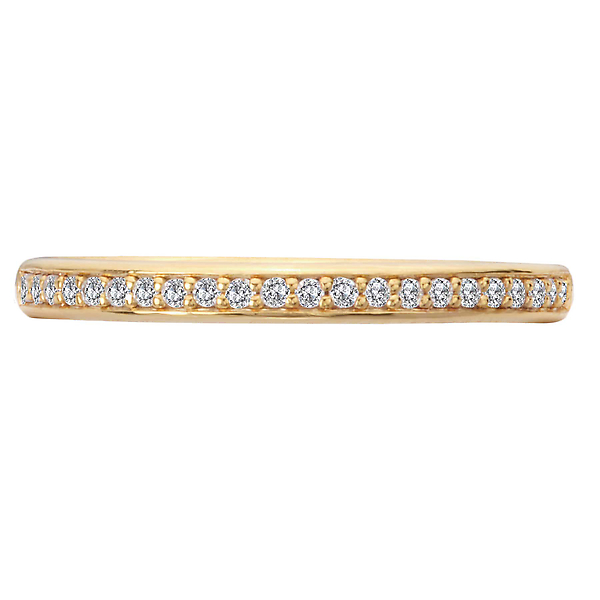 Straight Diamond Wedding Band