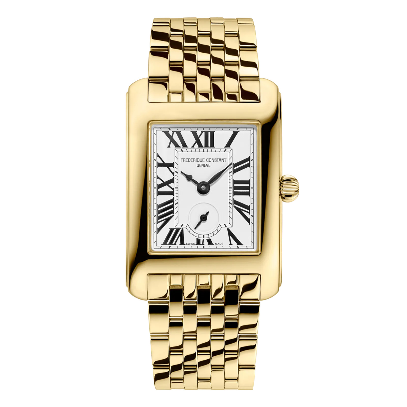 Yellow Gold-Plated Classics Carrée Small Seconds