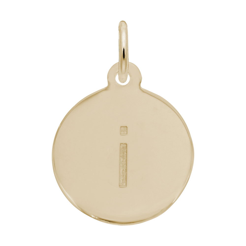 Petite Initial Disc - Lower Case Block I