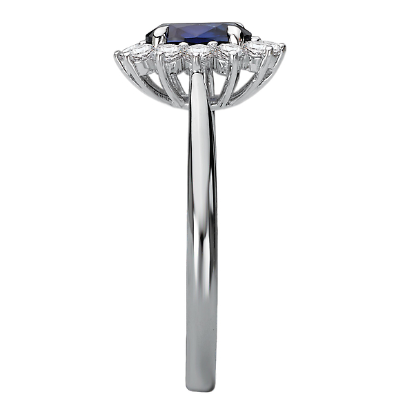 Sapphire and Diamond Ring