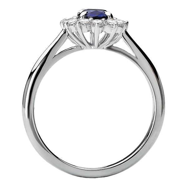 Sapphire and Diamond Ring