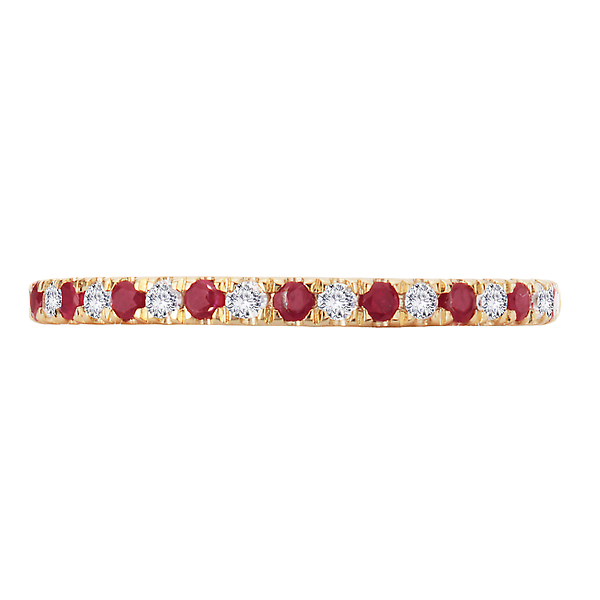 Diamond and Ruby Fashion Ring