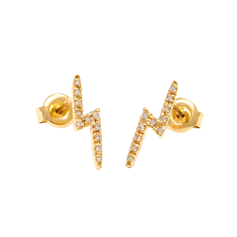 DIAMOND FASHION EARRING (YG/SC)